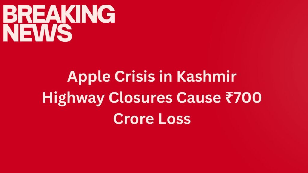 Apple Crisis in Kashmir Highway Closures Cause ₹700 Crore Loss